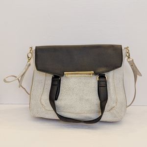 Danielle Nicole Handbag Purse Messenger - Black White